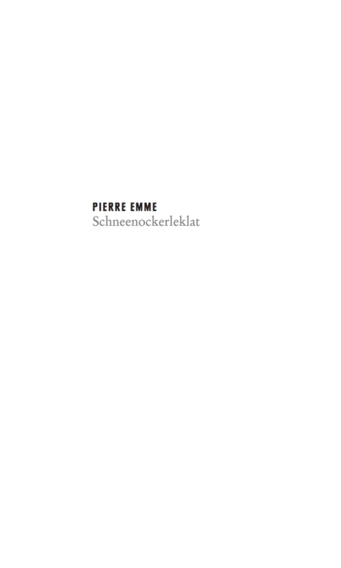 Cover image for book Schneenockerleklat