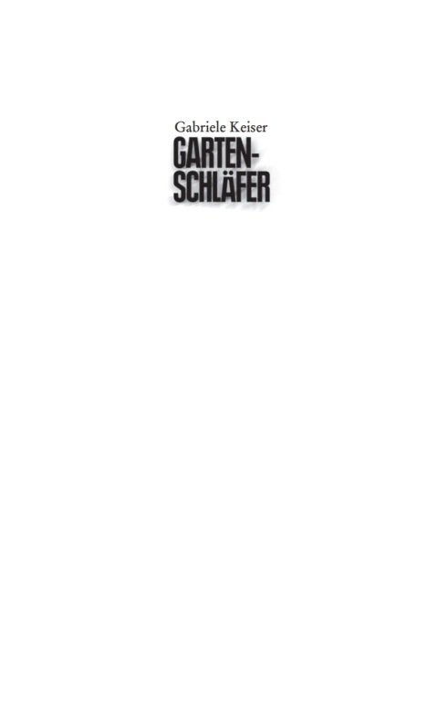 Cover image for book Gartenschläfer