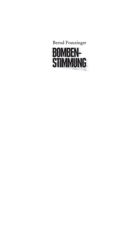 Cover image for book Bombenstimmung