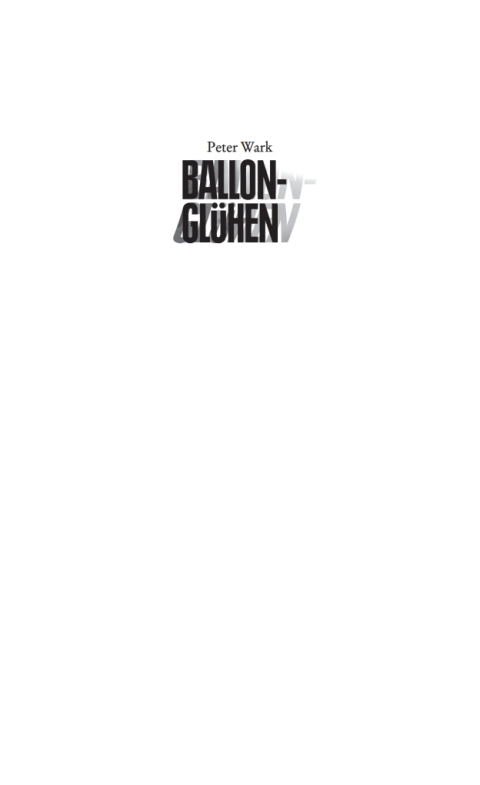 Cover image for book Ballonglühen