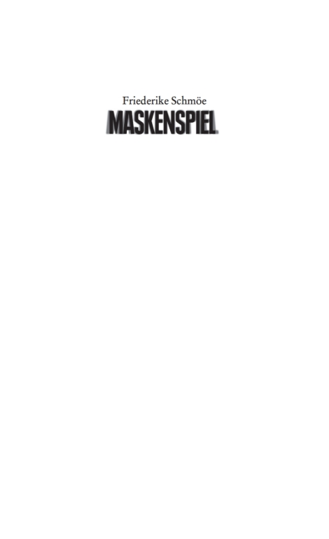 Cover image for book Maskenspiel