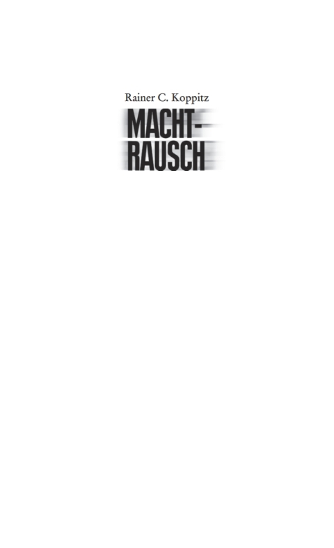 Cover image for book Machtrausch