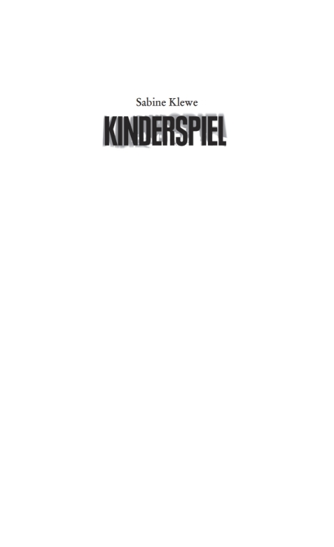 Cover image for book Kinderspiel