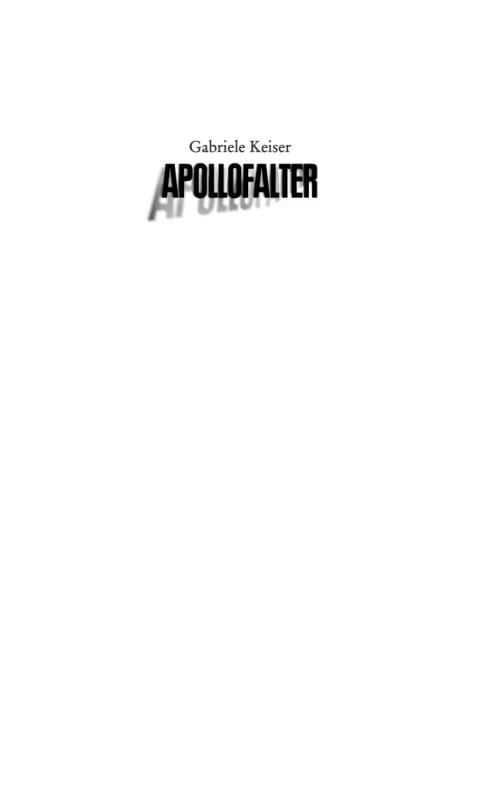 Cover image for book Apollofalter