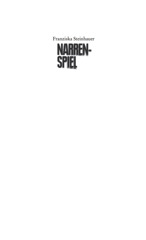 Cover image for book Narrenspiel