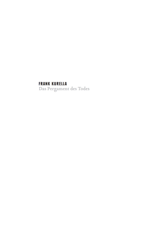 Cover image for book Das Pergament des Todes