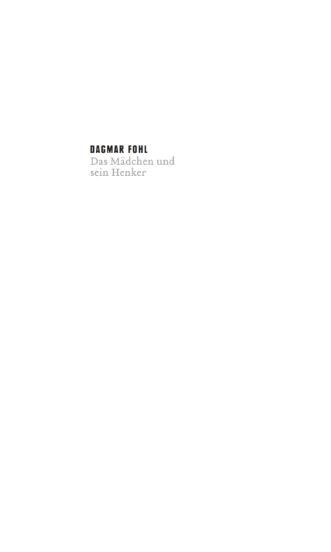 Cover image for book Das Mädchen und sein Henker