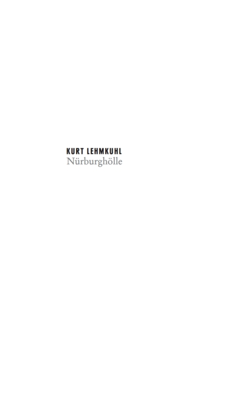 Cover image for book Nürburghölle