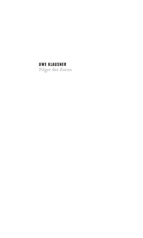 Cover image for book Pilger des Zorns