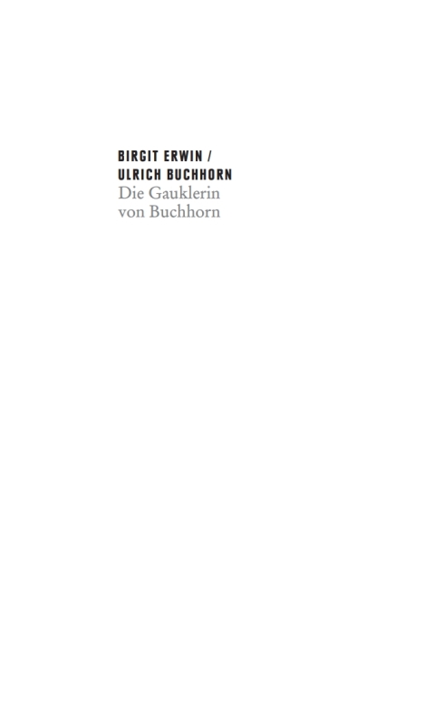 Cover image for book Die Gauklerin von Buchhorn
