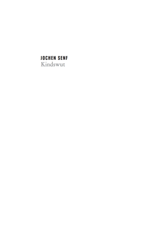 Cover image for book Kindswut