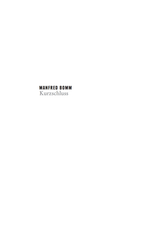 Cover image for book Kurzschluss