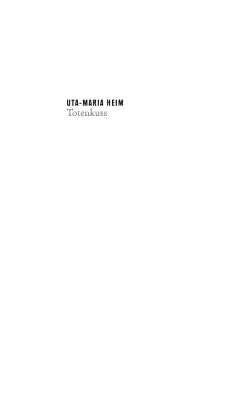 Cover image for book Totenkuss