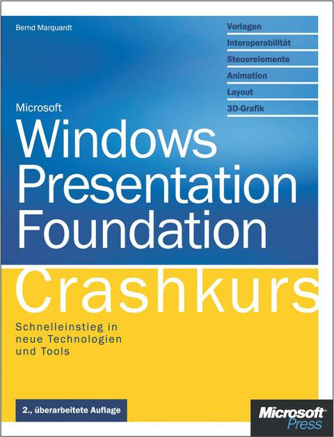 Cover image for book Windows Presentation Foundation - Crashkurs. 2. aktualisierte Auflage