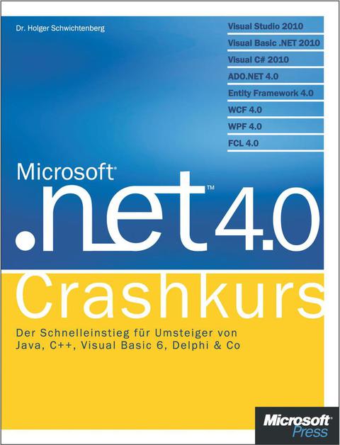 Cover image for book Microsoft .NET 4.0 - Crashkurs