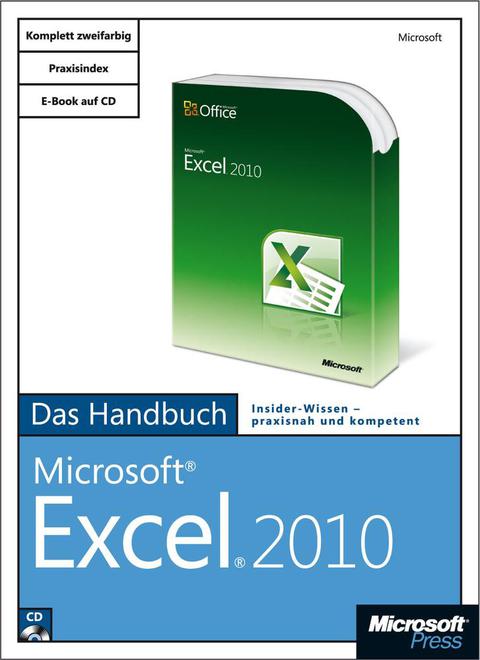 Cover image for book Microsoft Excel 2010 - Das Handbuch