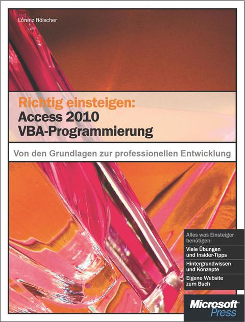 Cover image for book Richtig einsteigen: Access 2010 VBA-Programmierung