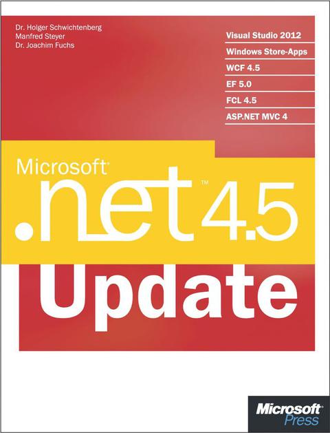 Cover image for book Microsoft .NET 4.5 Update