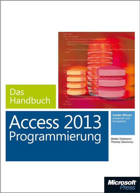 Cover image for book Microsoft Access 2013 Programmierung - Das Handbuch