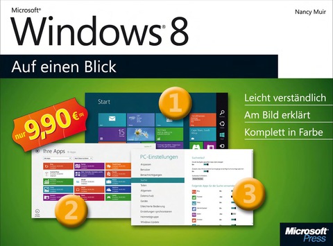 Cover image for book Microsoft Windows 8 auf einen Blick