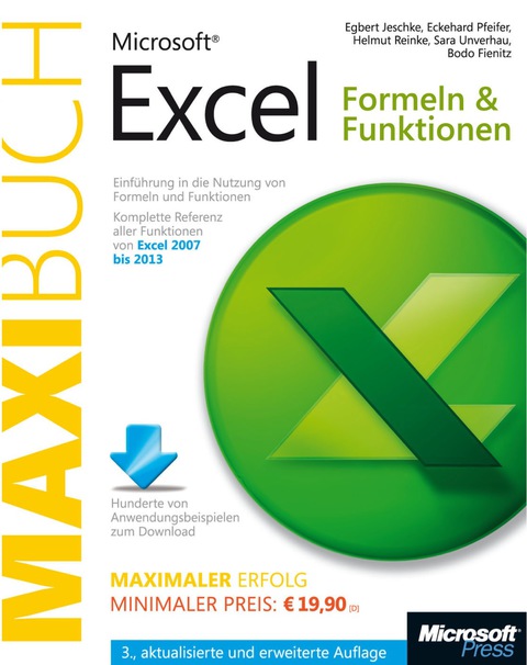 Cover image for book Microsoft Excel: Formeln & Funktionen - Das Maxibuch, 3., aktualisierte und erweiterte Auflage: Einführung in die Nutzung von Formeln und Funktionen