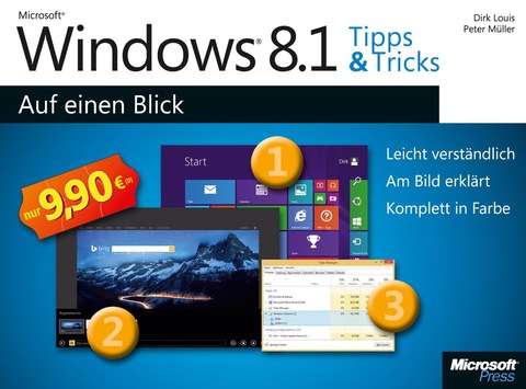 Cover image for book Microsoft Windows 8.1 Tipps und Tricks auf einen Blick