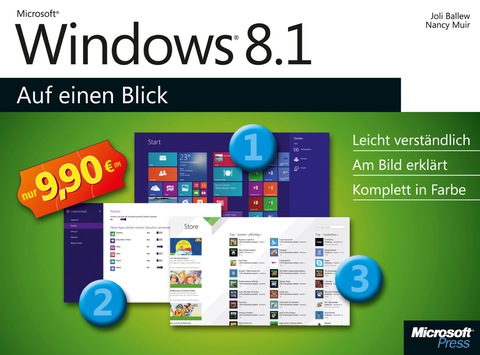 Cover image for book Microsoft Windows 8.1 auf einen Blick