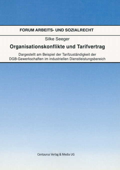 Cover image for book Organisationskonflikte und Tarifvertrag