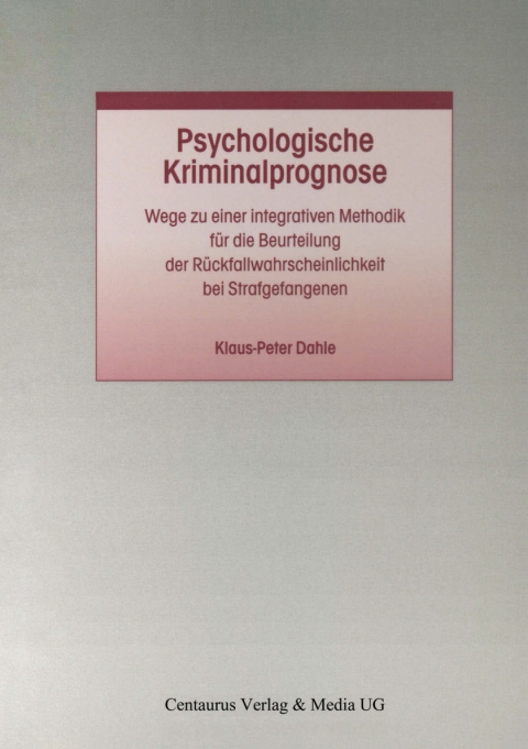 Cover image for book Psychologische Kriminalprognose