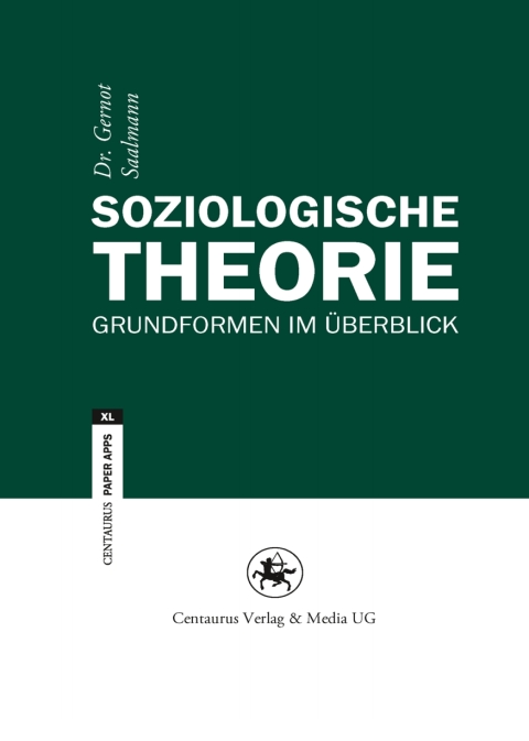 Cover image for book Soziologische Theorie