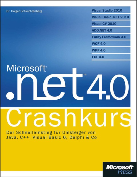 Cover image for book Microsoft .NET 4.0 - Crashkurs
