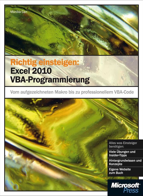 Cover image for book Richtig einsteigen: Excel 2010 VBA-Programmierung