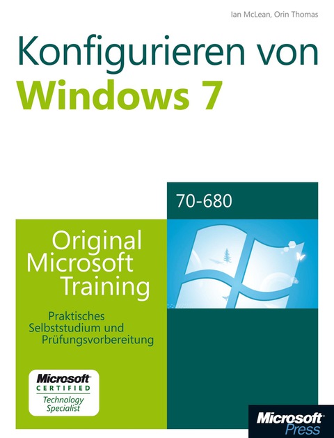 Cover image for book Konfigurieren von Microsoft Windows 7 -- Original Microsoft Training für Examen 70-680