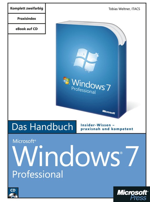 Cover image for book Microsoft Windows 7 Professional - Das Handbuch