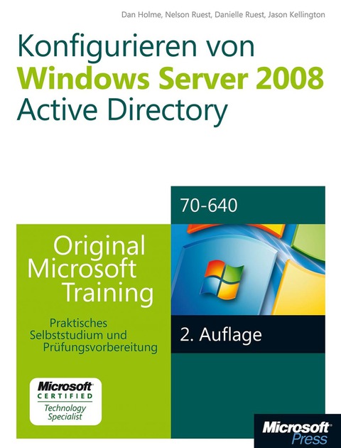 Cover image for book Konfigurieren von Windows Server 2008 Active Directory - Original Microsoft Training für Examen 70-640, 2. Auflage, überarbeitet für R2