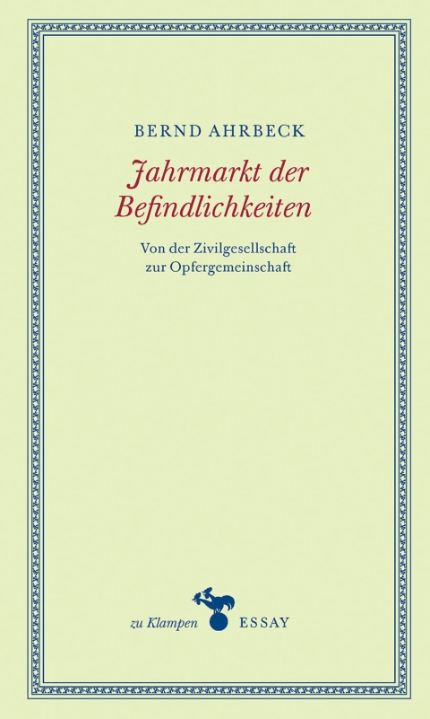 Cover image for book Jahrmarkt der Befindlichkeiten
