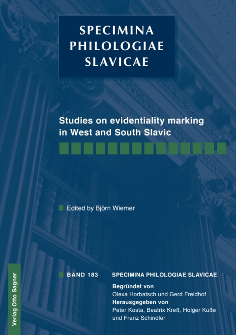 Cover image for book Studies on evidentiality marking in West and South Slavic