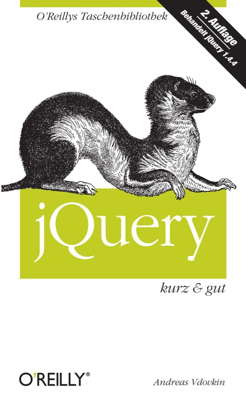 Cover image for book JQuery kurz
