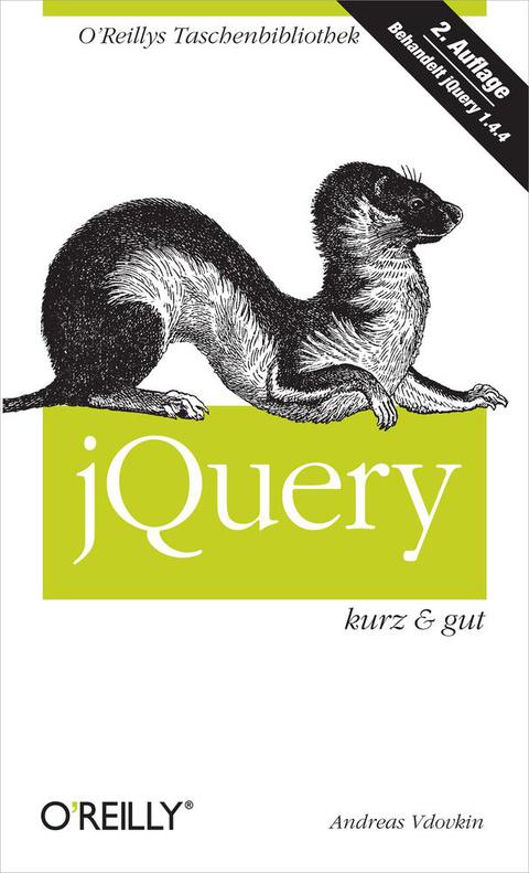 Cover image for book JQuery kurz