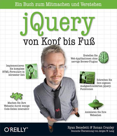 Cover image for book jQuery von Kopf bis Fuß
