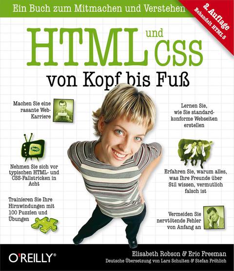 Cover image for book HTML & CSS von Kopf bis Fuß