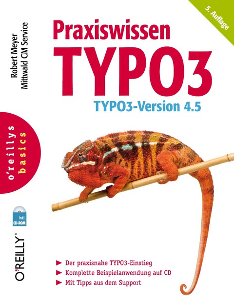 Cover image for book Praxiswissen TYPO3 (O'Reillys Basics)
