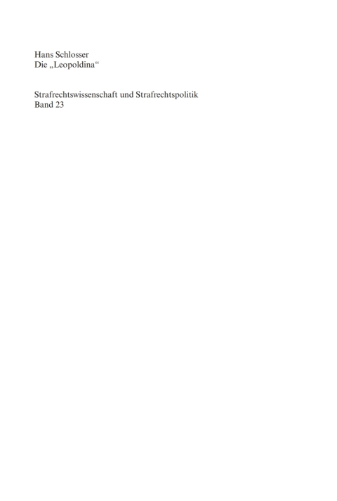 Cover image for book Die "Leopoldina"