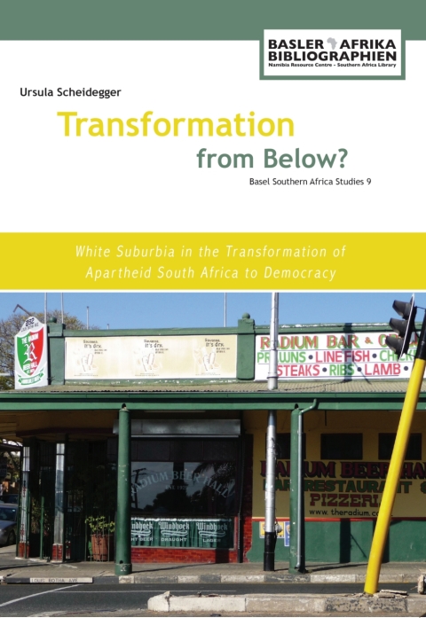 Cover image for book Scheidegger: Transformation from Below White Subu