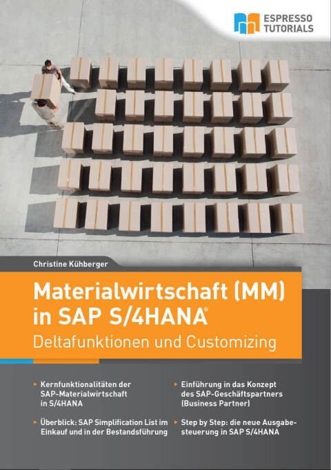 Cover image for book Materialwirtschaft (MM) in SAP S/4HANA – Deltafunktionen und Customizing