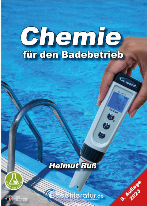 Cover image for book Chemie für den Badebetrieb 8. Auflage 2023