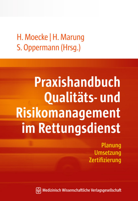 Cover image for book Praxishandbuch Qualitäts- und Risikomanagement im Rettungsdienst