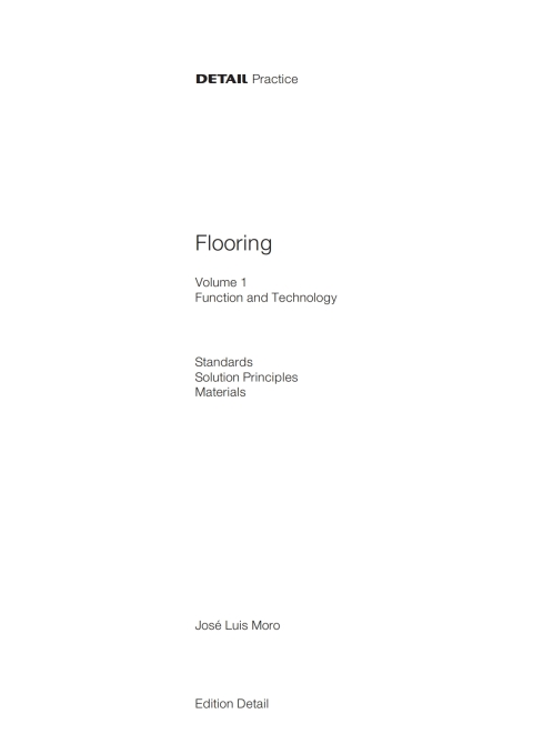 Cover image for book Flooring Volume 1