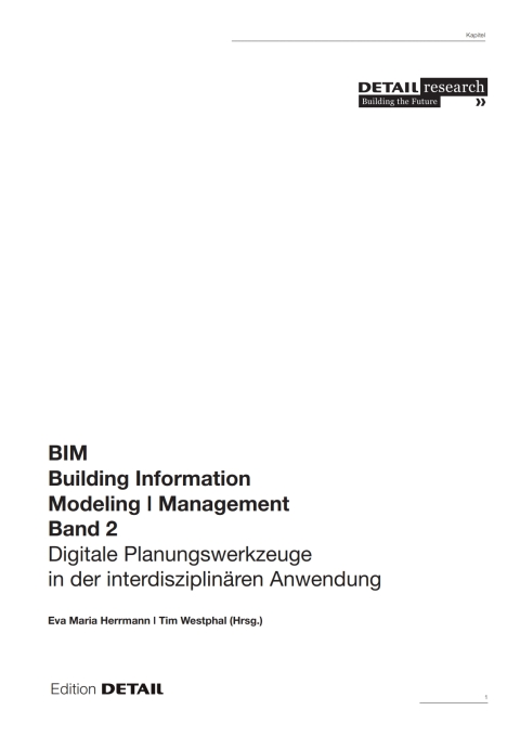 Cover image for book Building Information Modeling I Management Band 2