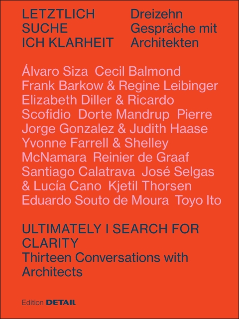 Cover image for book Letztlich suche ich Klarheit